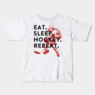 Hockey Repeat Kids T-Shirt